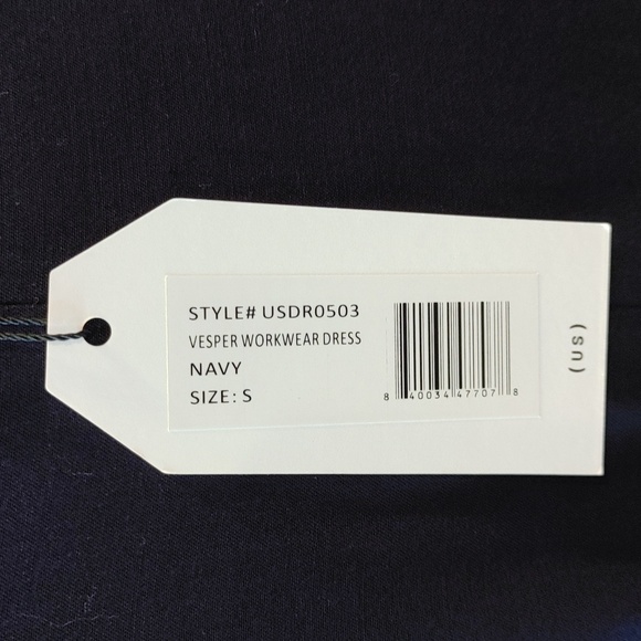 Vesper Dress Navy NWT - Picture 5 of 5